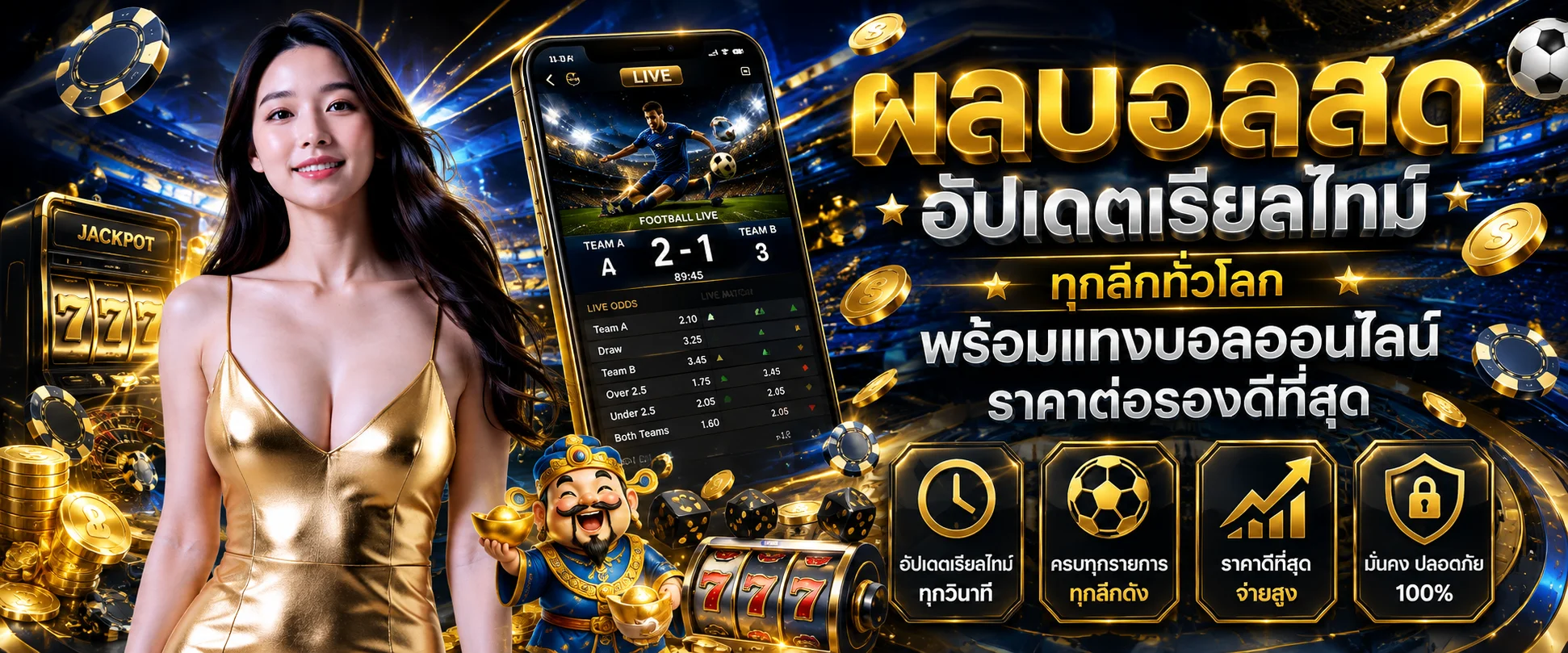ผลบอลสด GROW268 อัปเดตทุกลีก พร้อมราคาบอลไหลและวิเคราะห์
